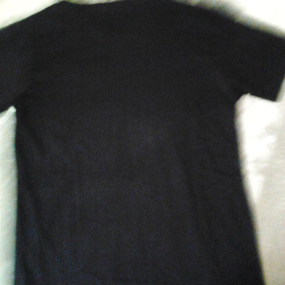 Star Wars black T-shirt size Small 34/36 DON'T PUSH YOUR LUCK Darth Vadar - Picture 5 of 5